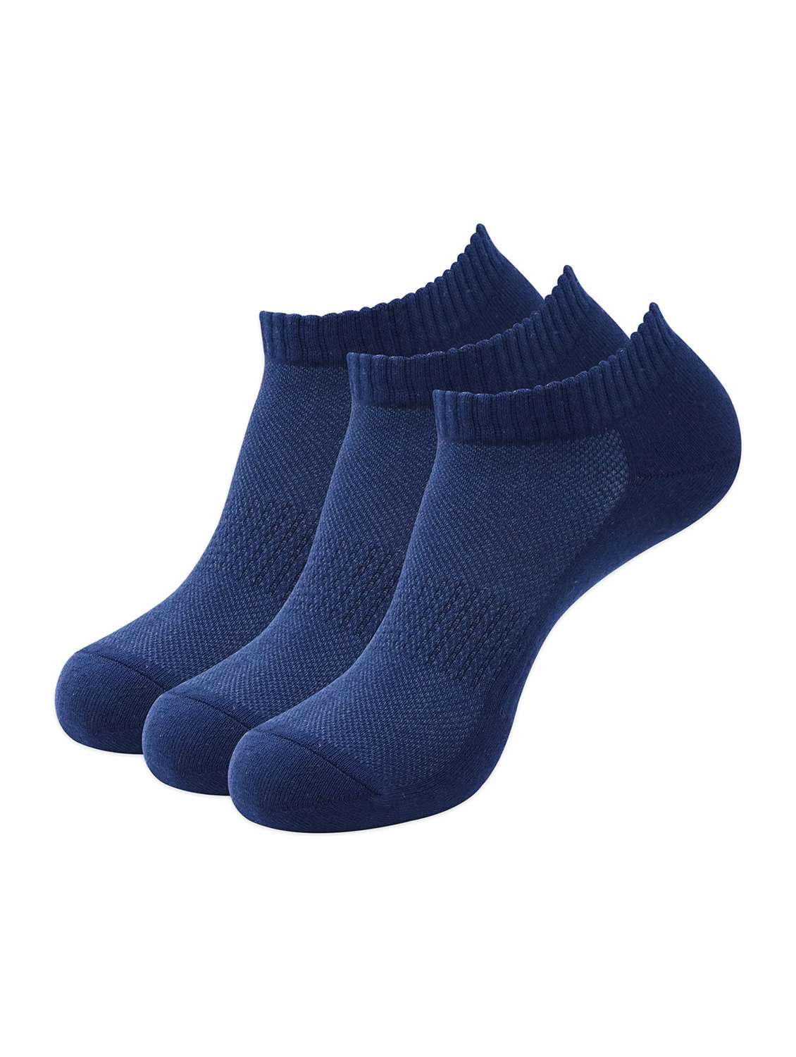men pack of 3 solid ankle length sock