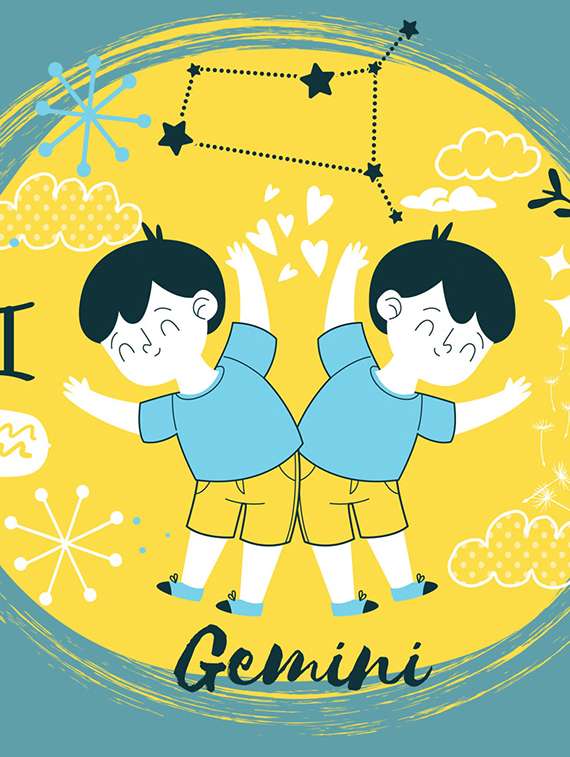 etched design boys zodiac sign tshirt "gemini" - 17584136 -  Standard Image - 2