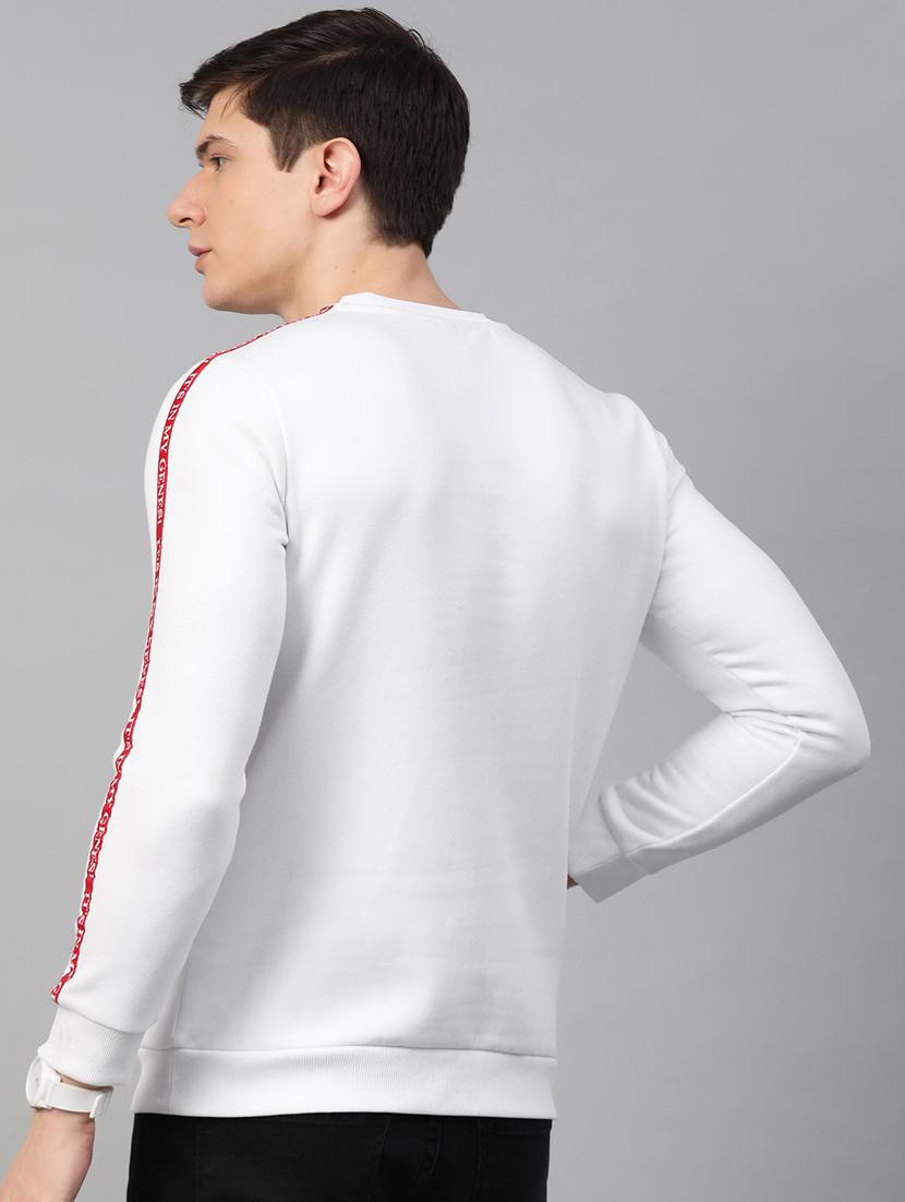 white taped sweatshirt - 17584146 - Standard Image - 2