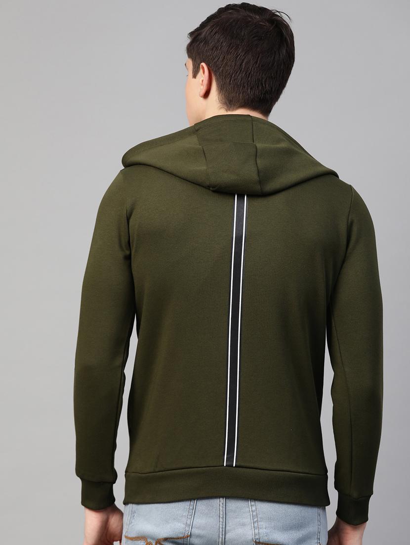 olive green printed sweatshirt - 17584175 - Standard Image - 2