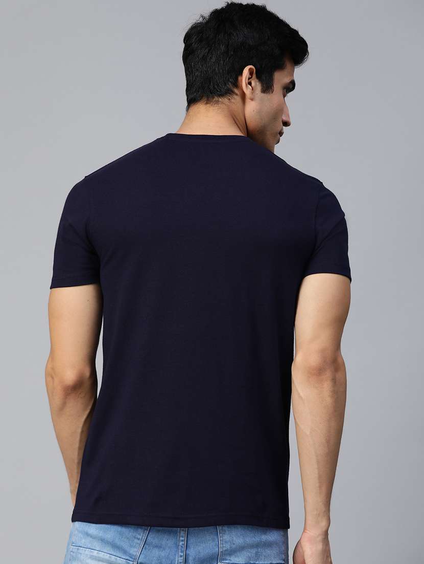 navy blue printed t-shirt - 17584185 -  Standard Image - 2