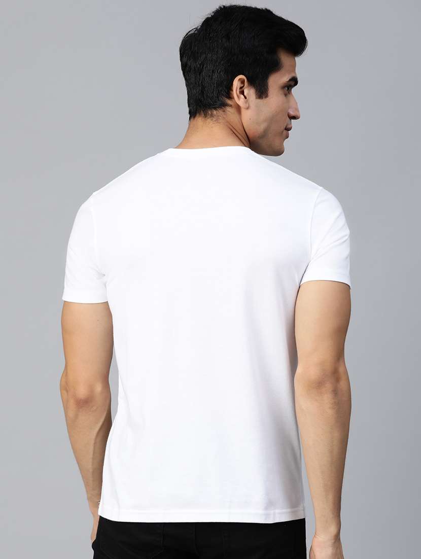 white printed t-shirt - 17584195 - Standard Image - 2