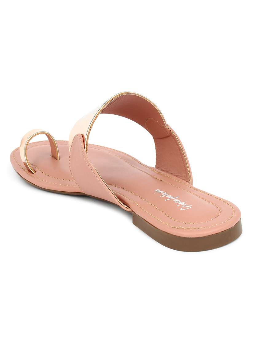 pink synthetic slip on sandals - 17584945 -  Standard Image - 2