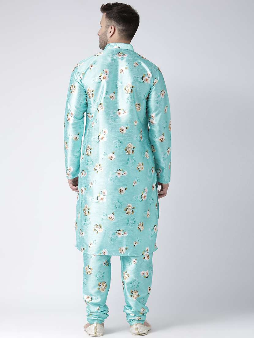 light blue floral ethnic wear set - 17585777 - Standard Image - 2