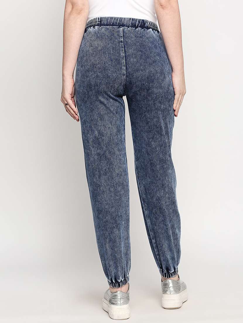 high rise washed joggers - 17586061 - Standard Image - 2