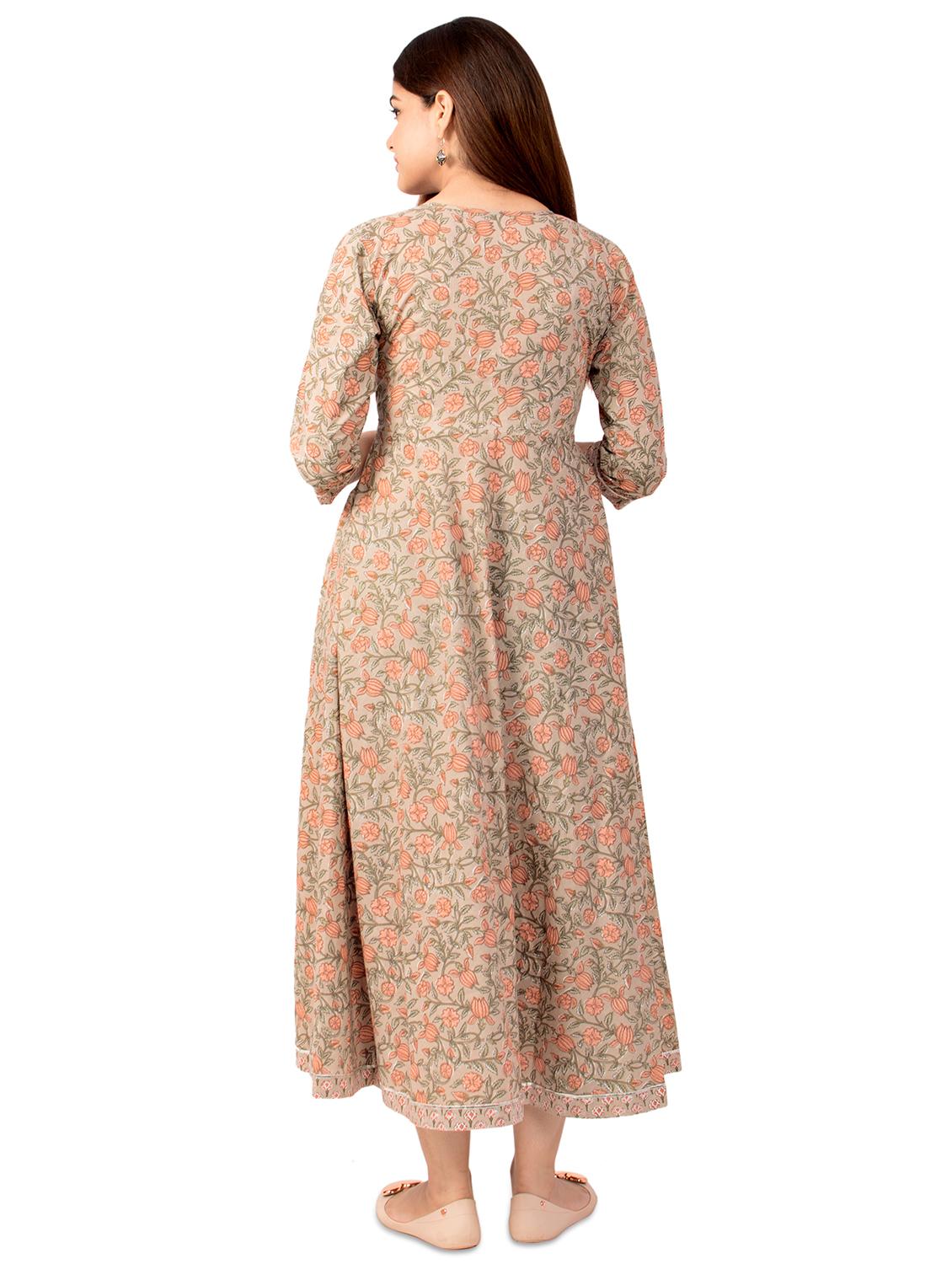 women's flared kurta - 17586876 - Standard Image - 2