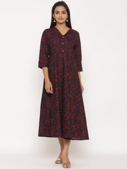 women's flared kurta - 17586900 - Standard Image - 0