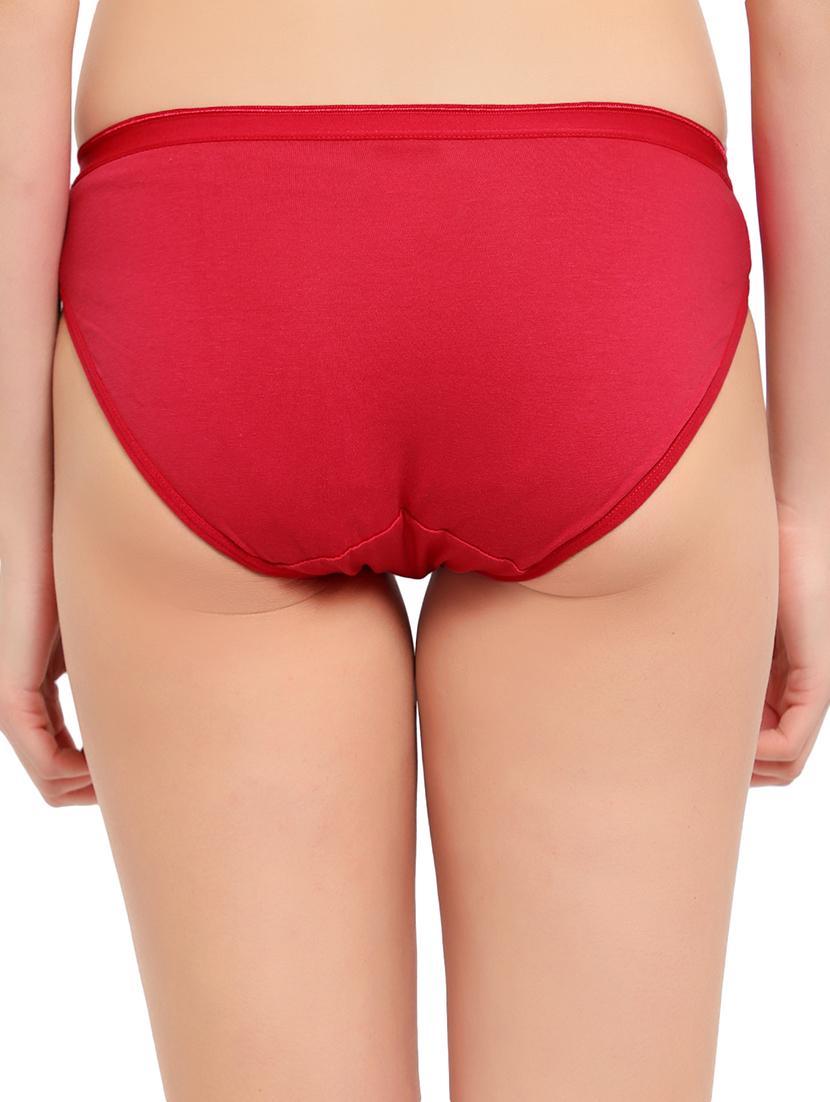 red solid bikini panty - 17588296 - Standard Image - 2