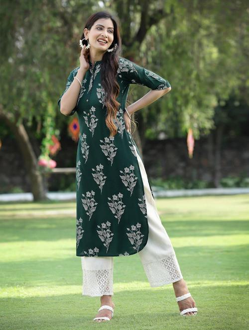women's straight kurta - 17588655 - Standard Image - 0