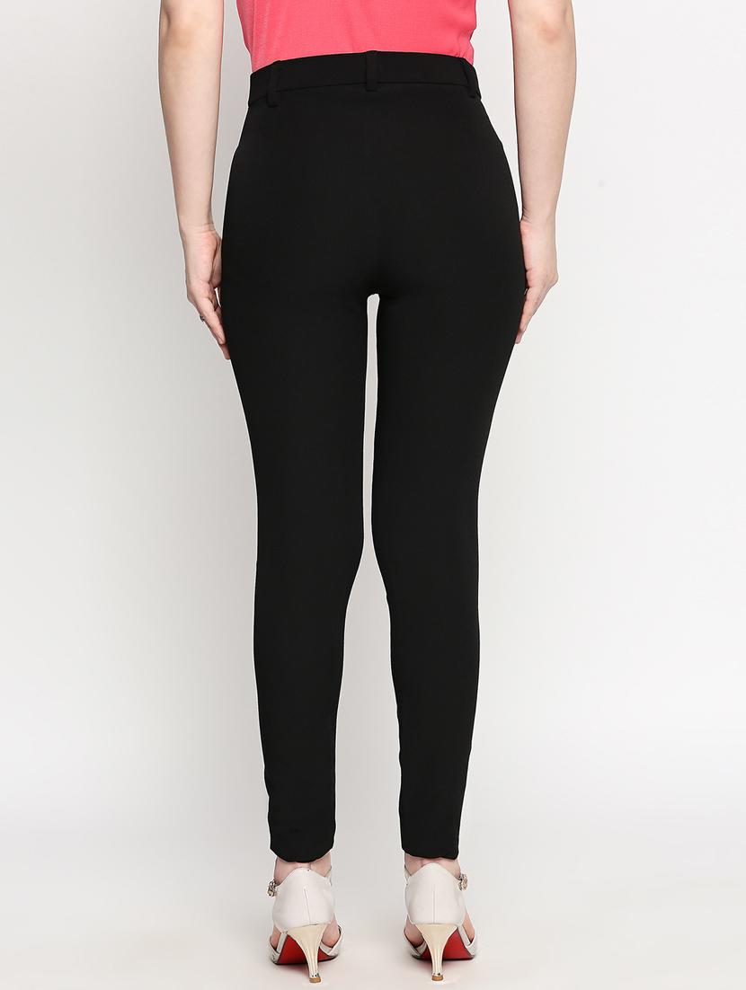 high rise flat front trouser - 17589097 - Standard Image - 2
