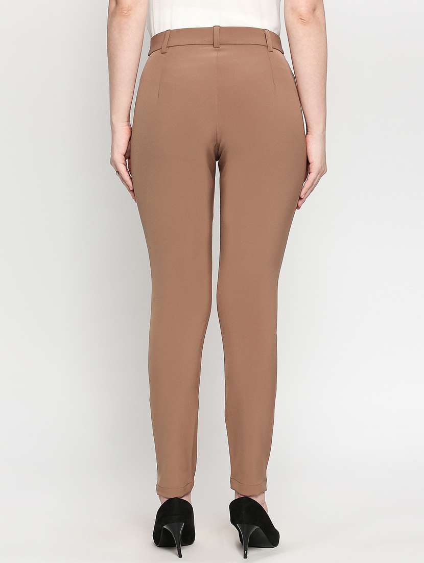 high rise flat front trouser  - 17589099 -  Standard Image - 2