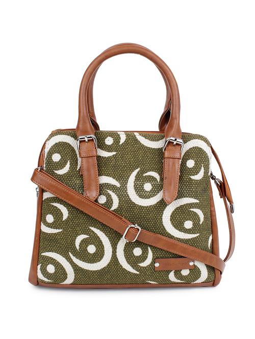 green leatherette (pu) handbag - 17590373 -  Standard Image - 0