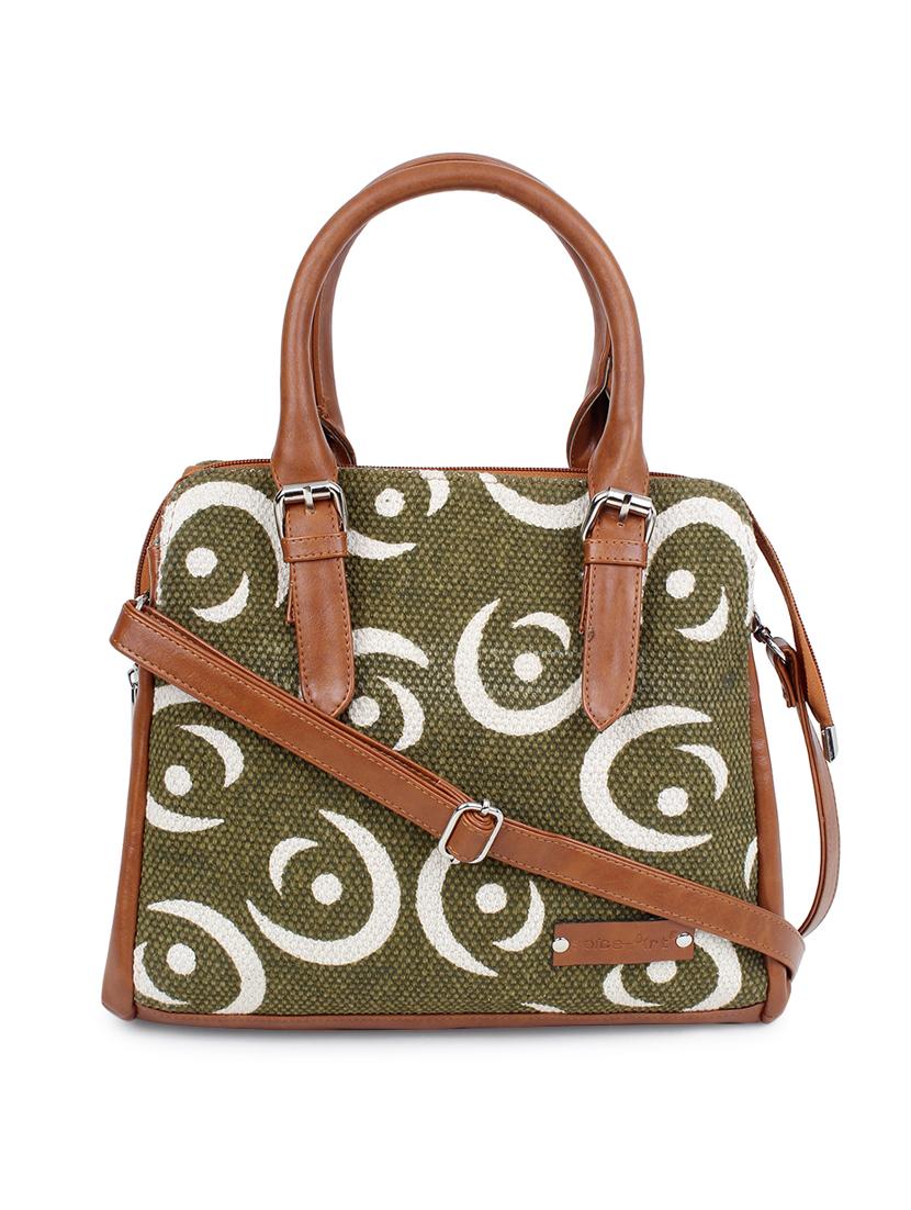 green leatherette (pu) handbag - 17590373 -  Zoom Image - 0