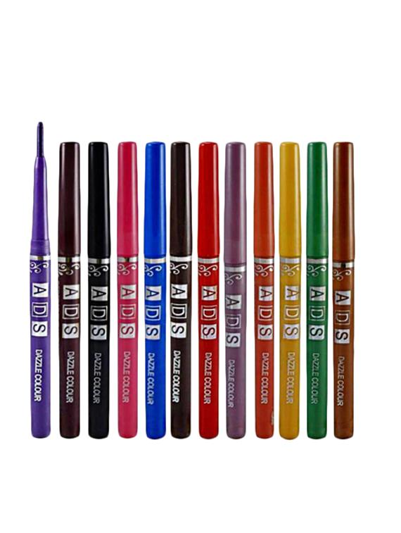 ads pack of 12 dazzle color eyeliner