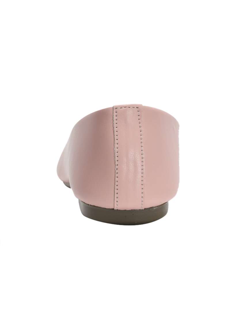 pink synthetic slip on ballerina - 17590511 -  Standard Image - 2