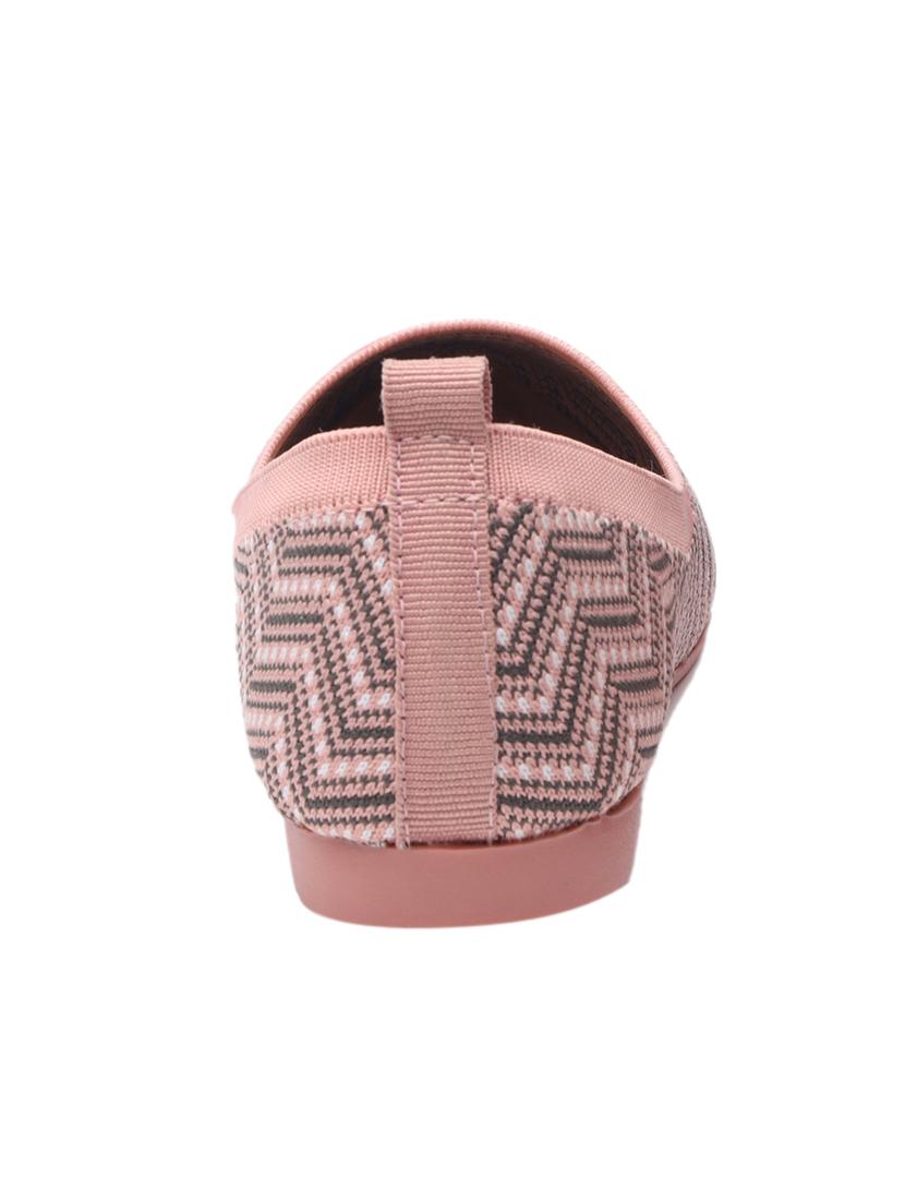 pink fabric slip on ballerina - 17590525 - Standard Image - 2