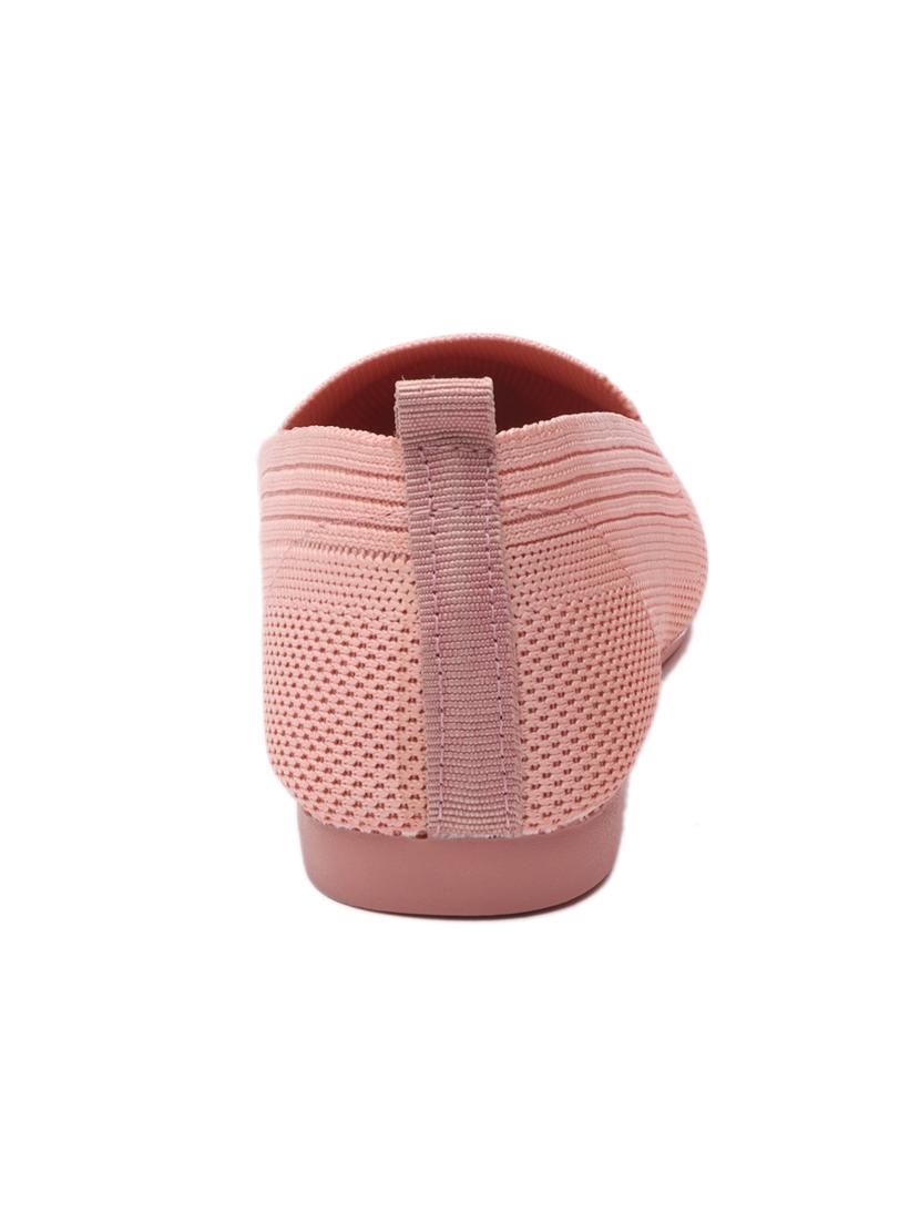 pink fabric slip on ballerina - 17590641 - Standard Image - 2