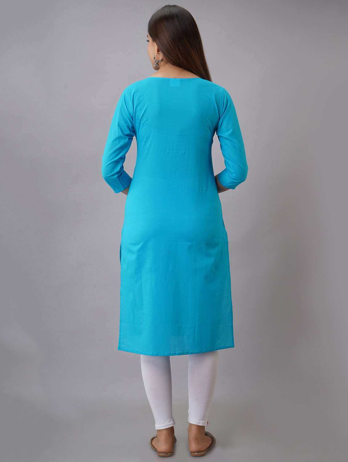 women's straight kurta - 17591590 -  Standard Image - 2