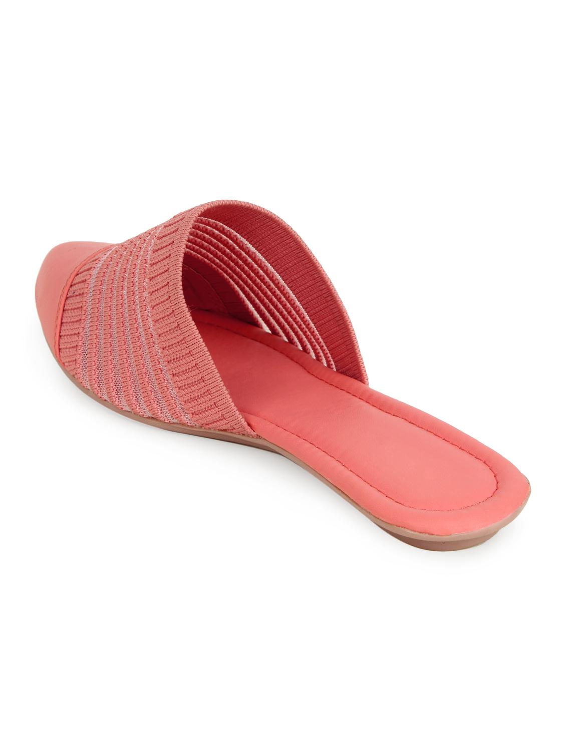 pink synthetic slip on sandals - 17591890 - Standard Image - 2