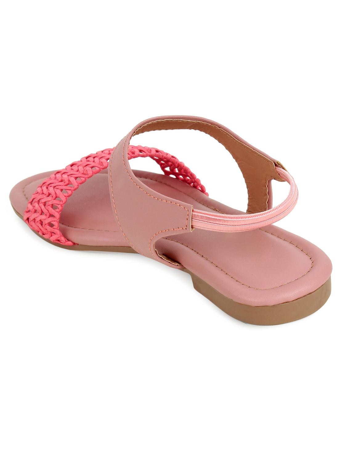 pink synthetic slip on sandals - 17592189 - Standard Image - 2