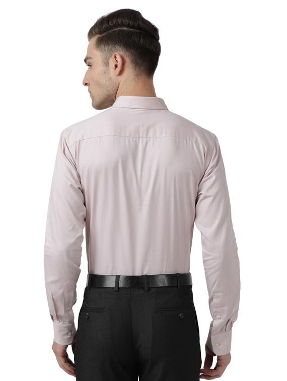 beige solid formal shirt - 17592598 - Standard Image - 2