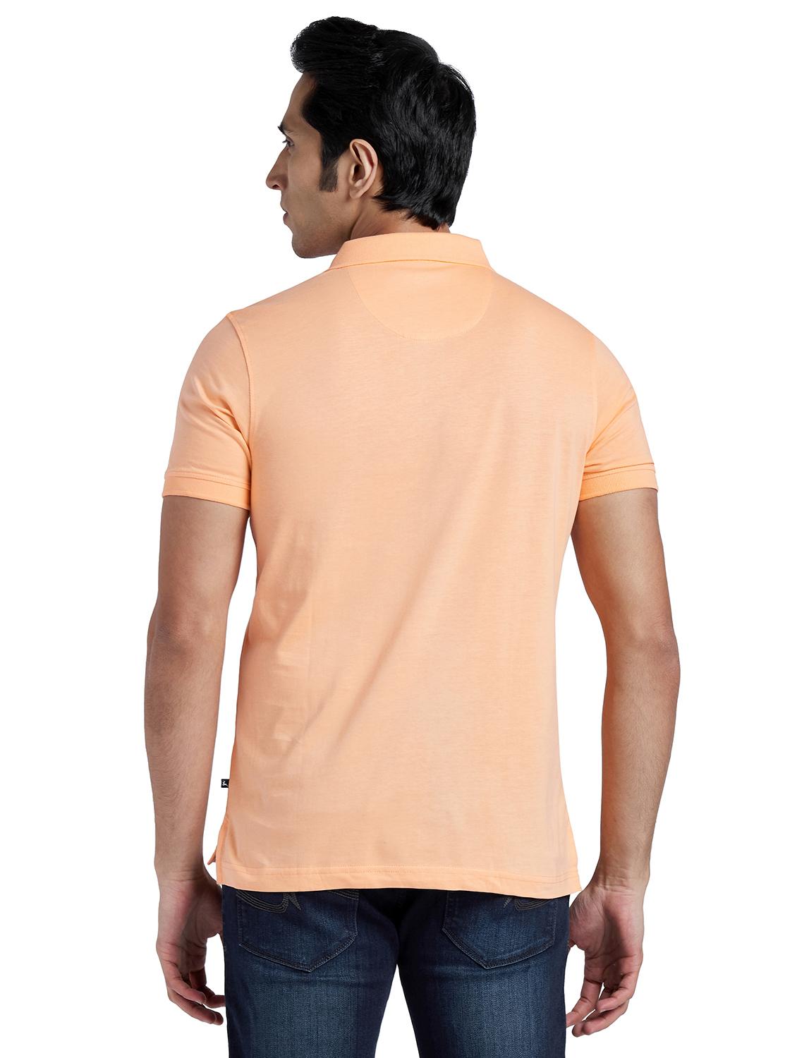 orange solid polo t-shirt - 17592652 - Standard Image - 2
