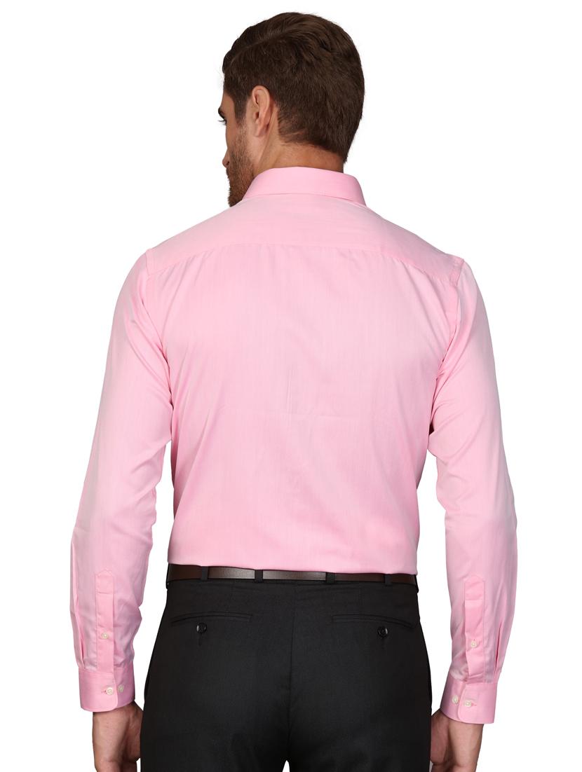 pink solid formal shirt - 17592736 - Standard Image - 2