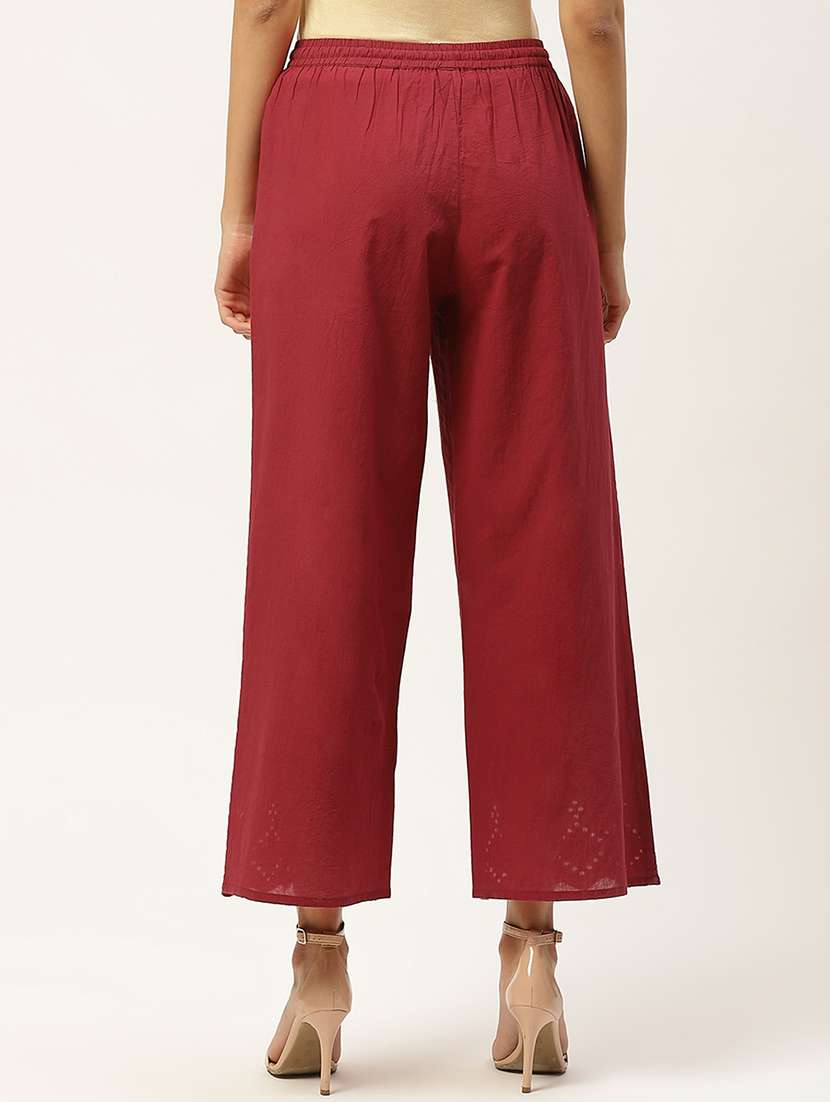 red cotton palazzo - 17592906 -  Standard Image - 2