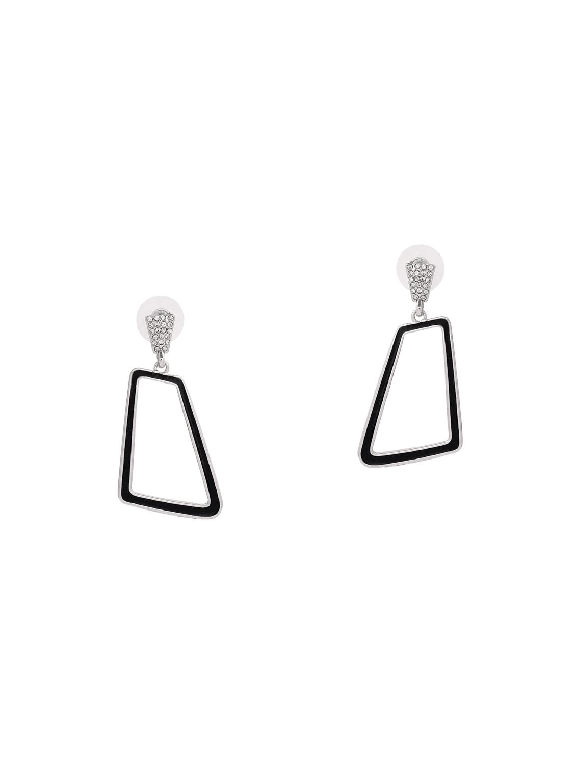 black metal drop earring - 17595698 - Standard Image - 2