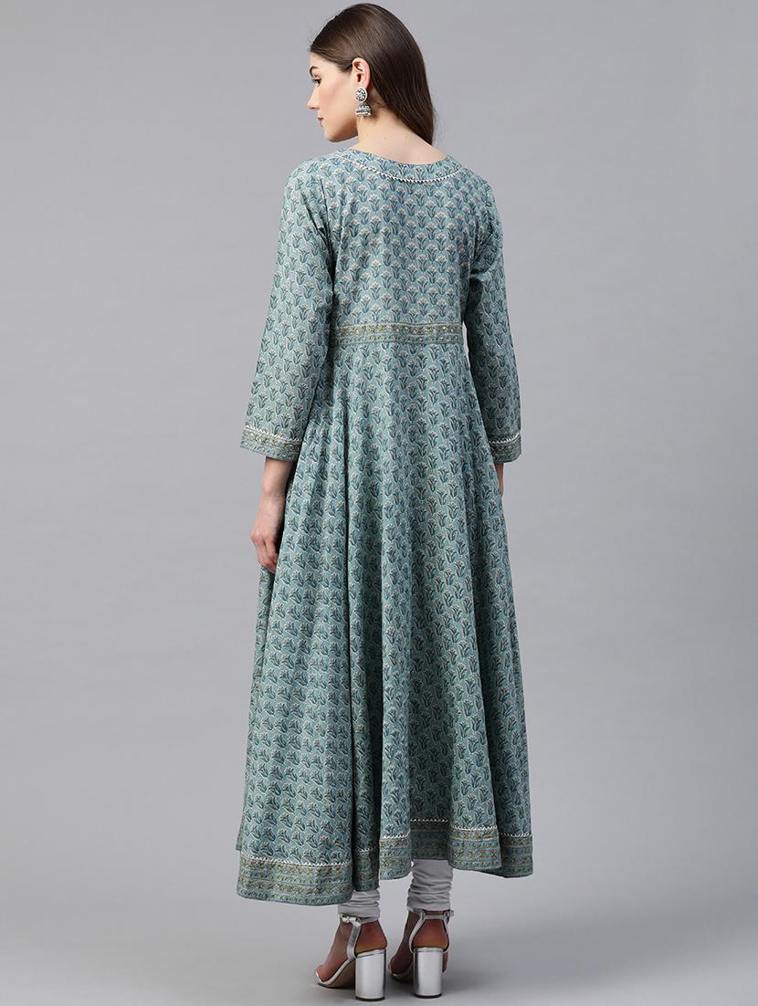women's flared kurta - 17595717 - Standard Image - 2