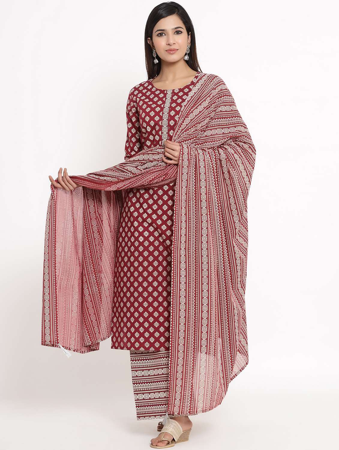 printed suit set