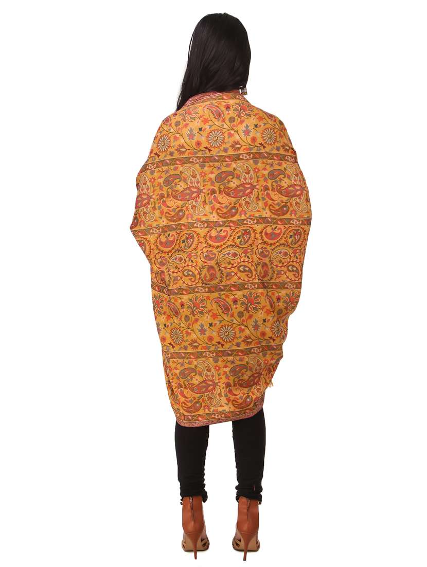 yellow wool shawl - 17596077 - Standard Image - 2