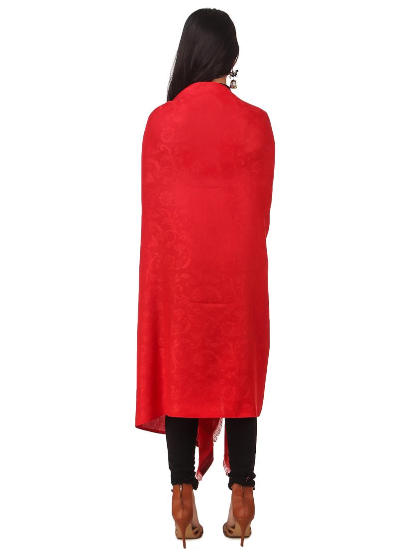 red wool shawl - 17596080 - Standard Image - 2