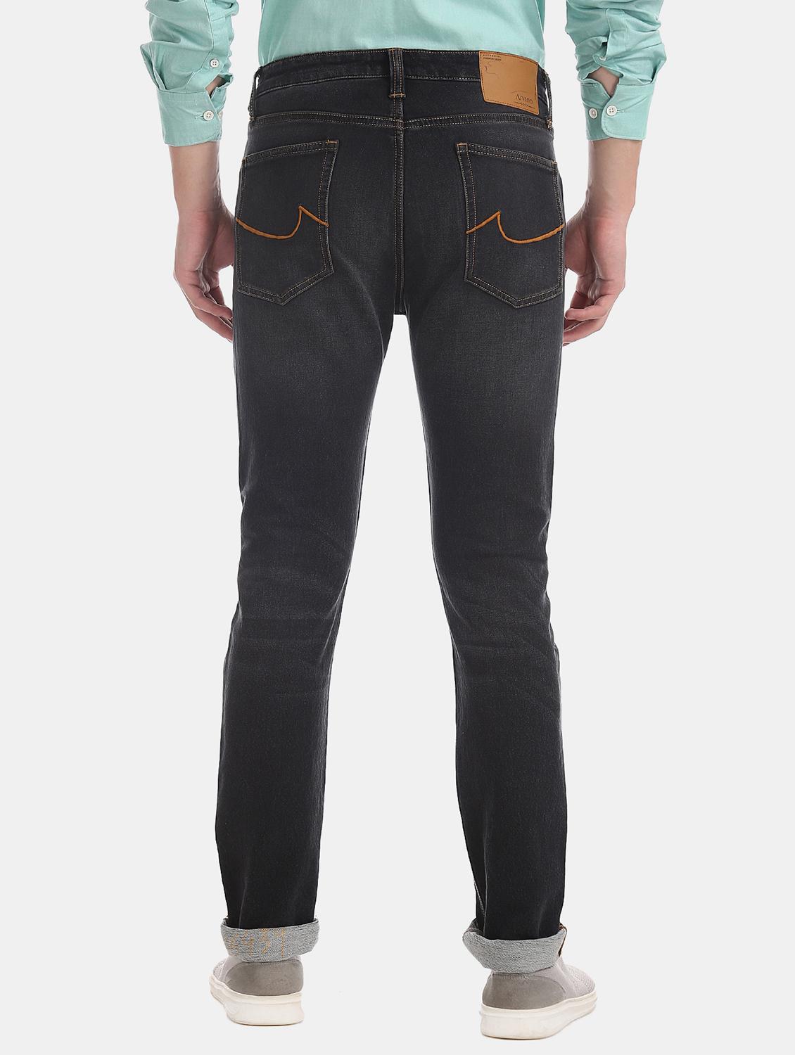 blue stone washed denim jeans - 17597807 - Standard Image - 2