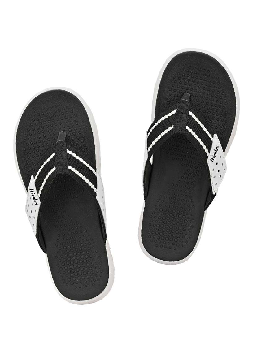 white fabric slip on slippers