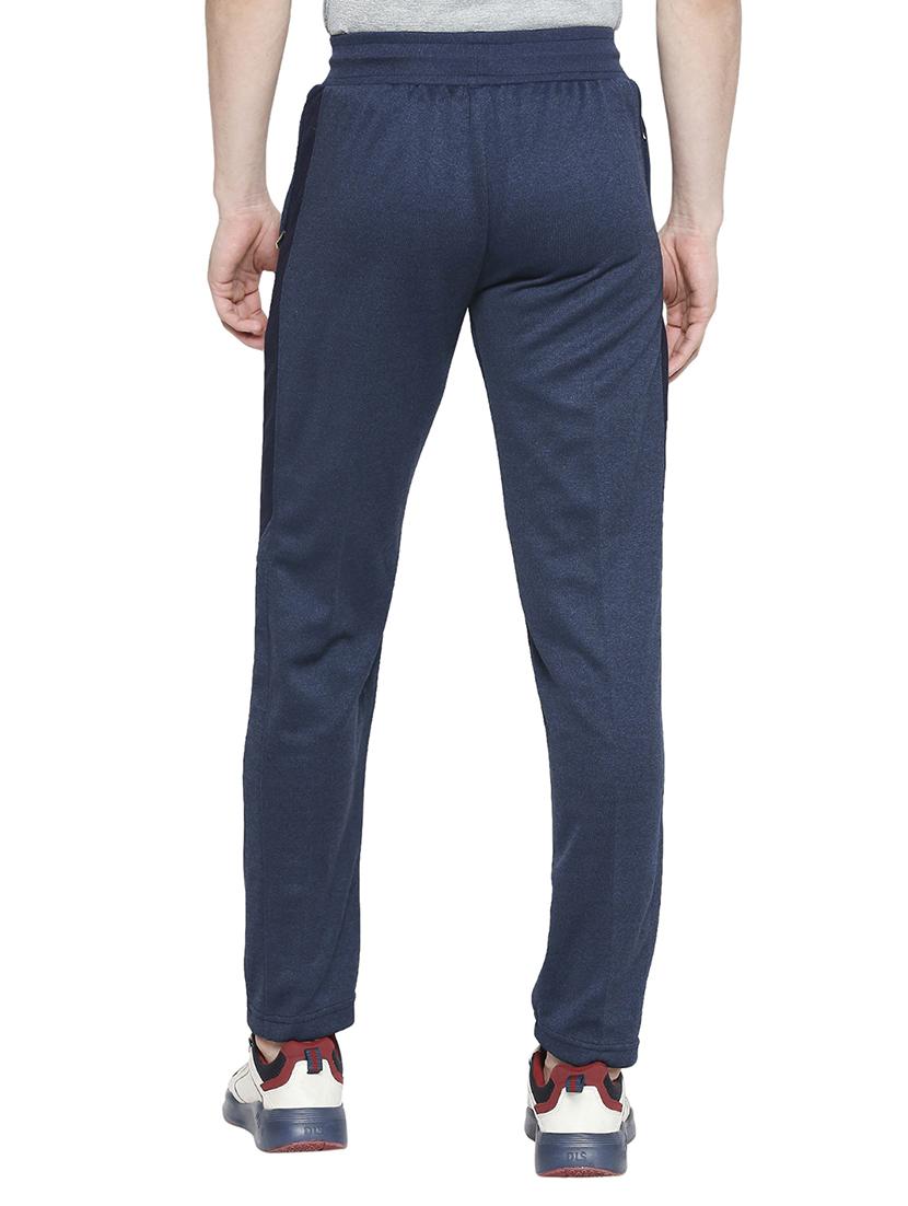 navy blue side taped full length track pant - 17599520 - Standard Image - 2