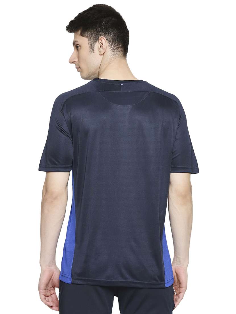 navy blue printed t-shirt - 17599534 - Standard Image - 2