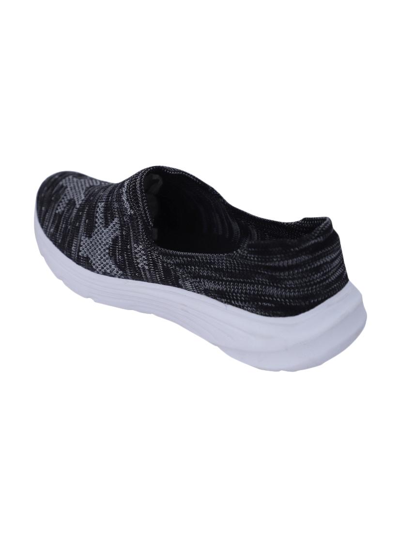 black canvas slip on casual shoes - 17599643 - Standard Image - 2