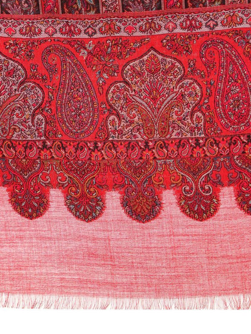 red embroidered stole - 17599935 - Standard Image - 2