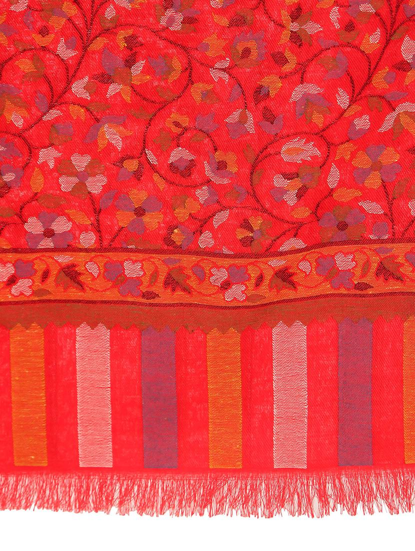 red floral stole - 17599966 - Standard Image - 2