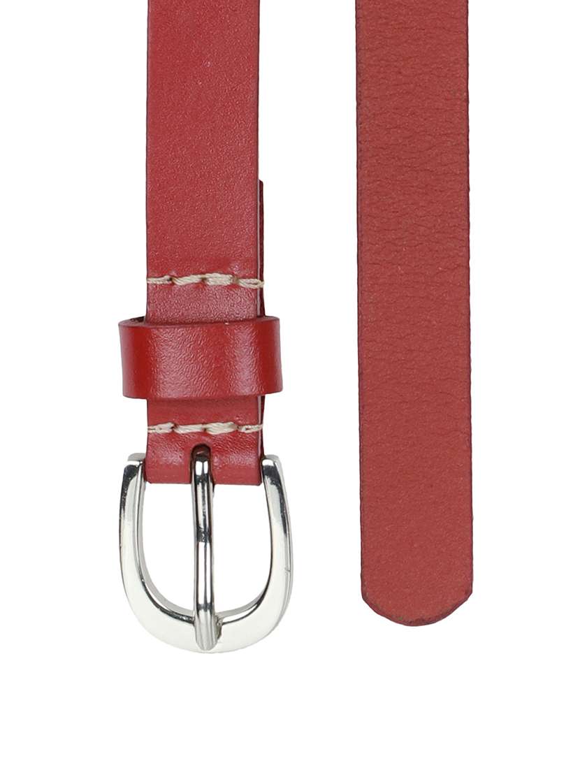 red  leather belt - 17601425 -  Standard Image - 2