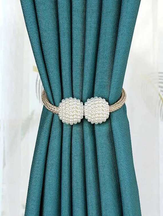 1pair curtain tiebacks clips - 17605079 - Zoom Image - 0