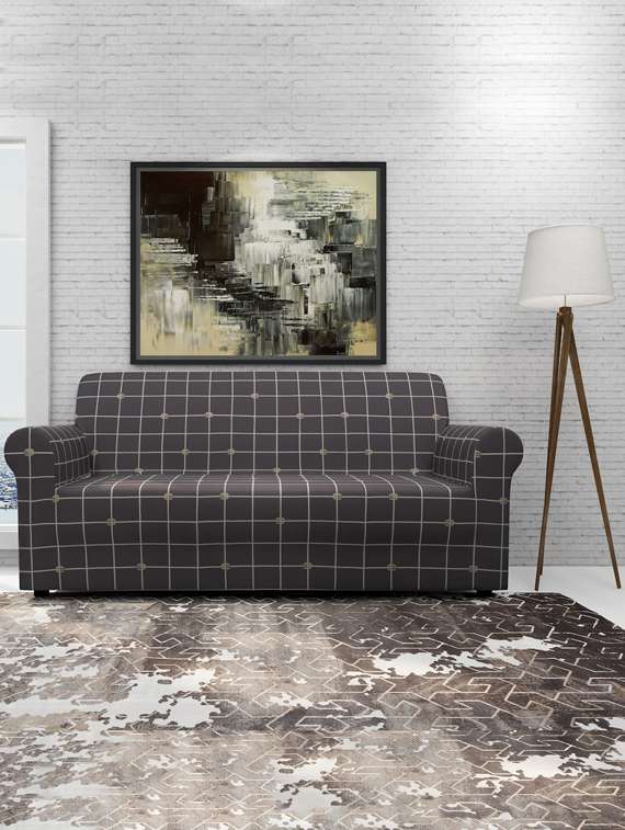 spandex & polyester fabric  big elasticity perfect size sofa slipcover- dimensions: 185 cm-230 cm (width)