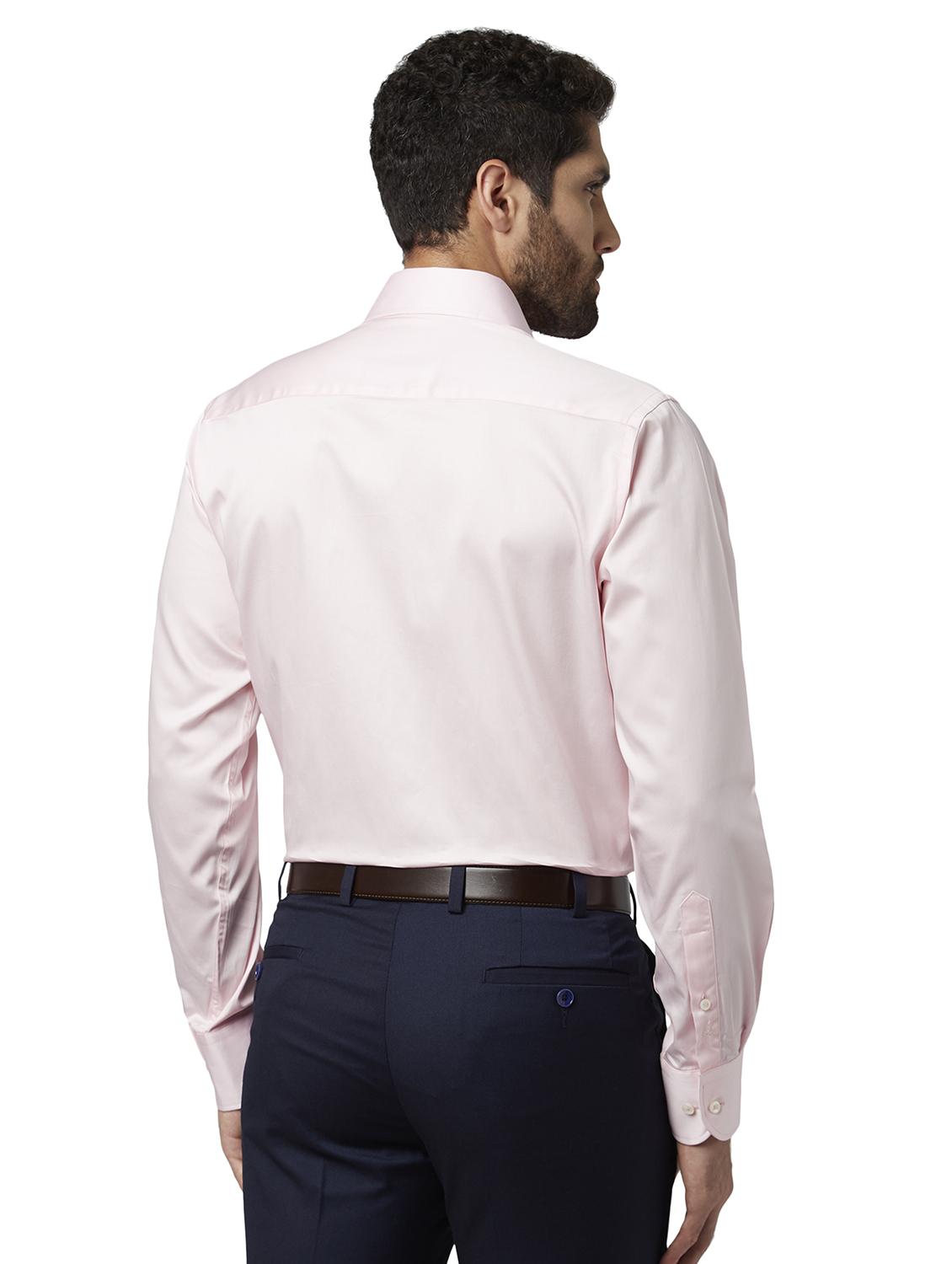 pink solid formal shirt - 17606465 - Standard Image - 2
