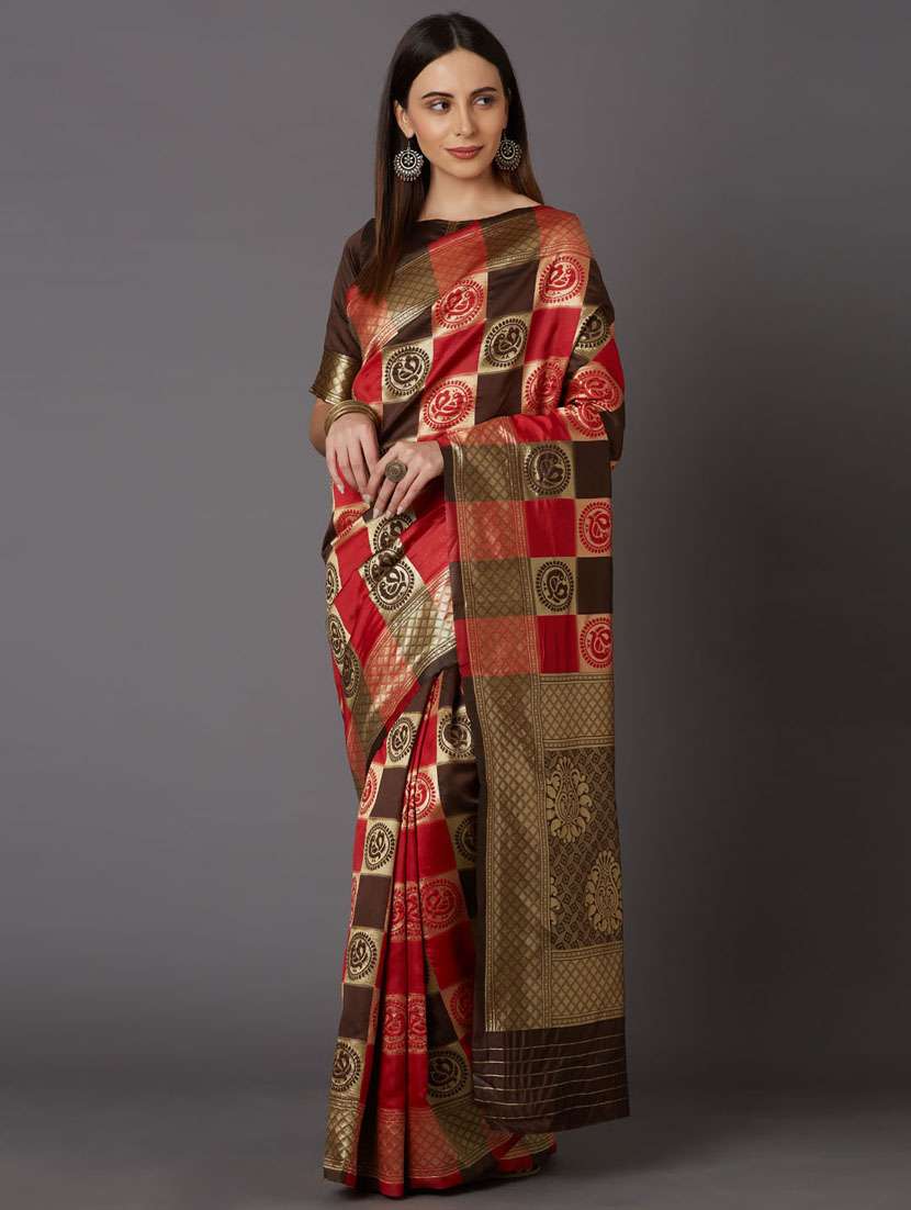 women's banarasi saree with blouse