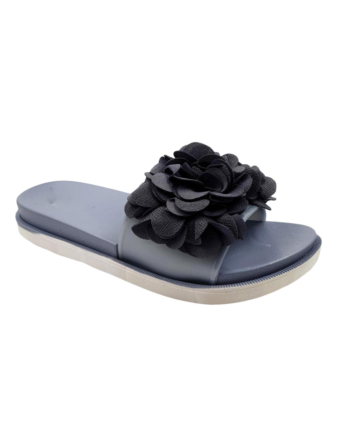 grey slip on flip flop - 17611079 - Standard Image - 2