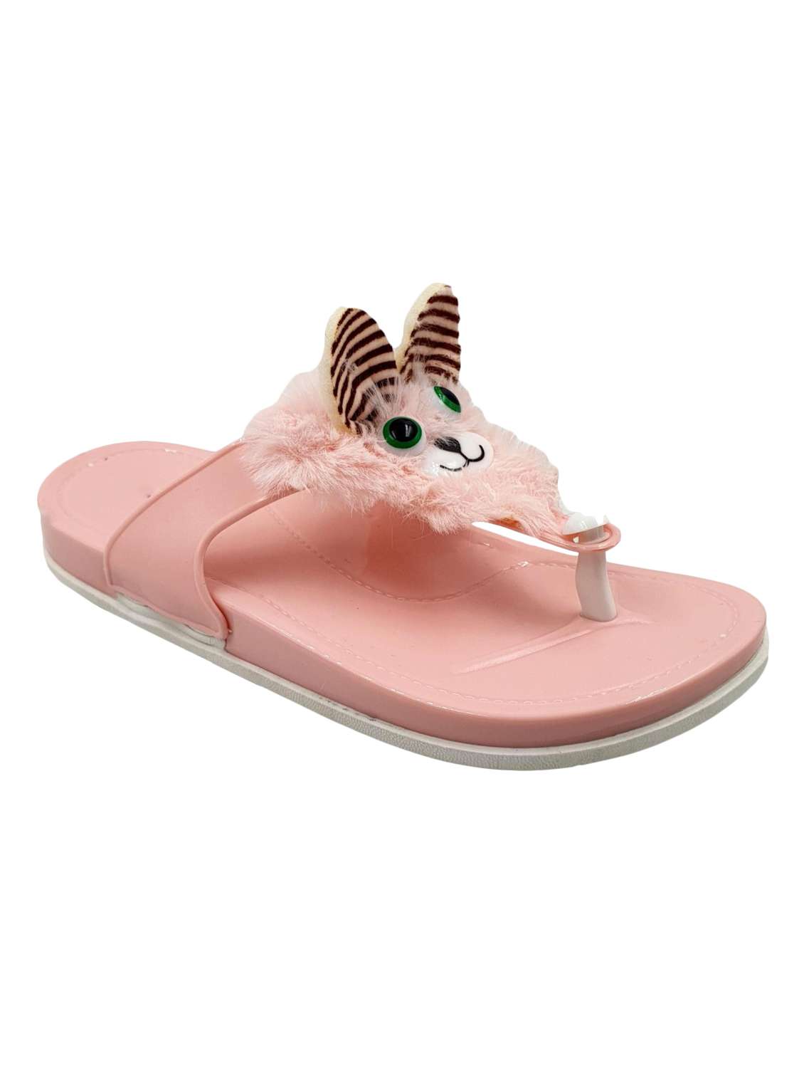 pink toe separator flip flop - 17611081 - Standard Image - 2