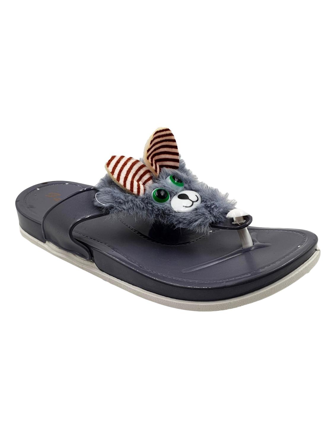 grey toe separator flip flop - 17611083 - Standard Image - 2