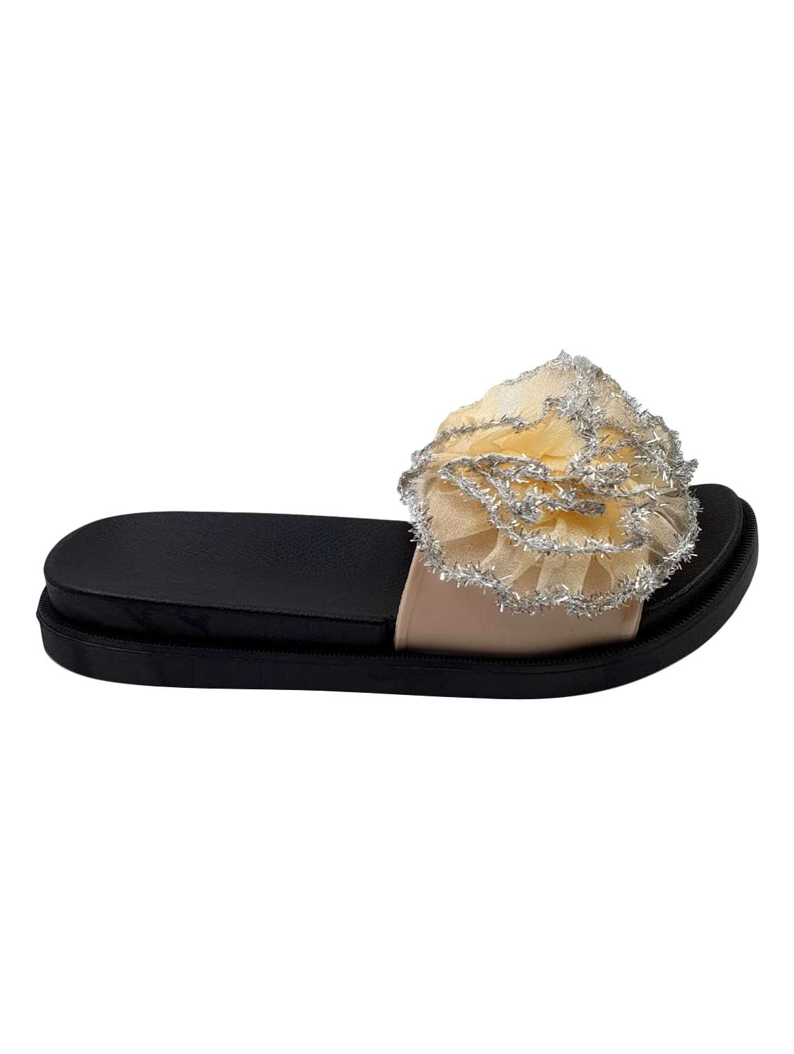 yellow slip on  flip flop - 17611089 -  Standard Image - 2