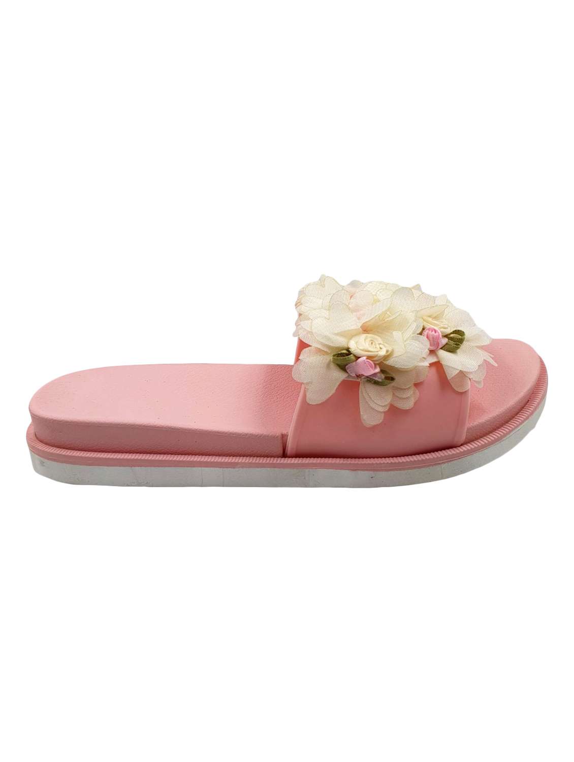 pink slip on  flip flop - 17611095 -  Standard Image - 2